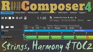 RapidComposer4 Strings Harmony and TOC2