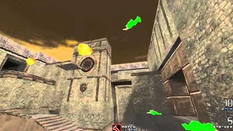 Quake2 Q2rdm2 rail denial rocket