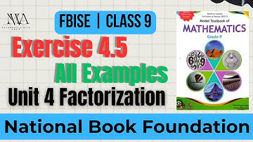 Class 9 Maths Chapter 4 Factorization and Algebraic Manipulation Exercise 4.5 All Examples #maths 