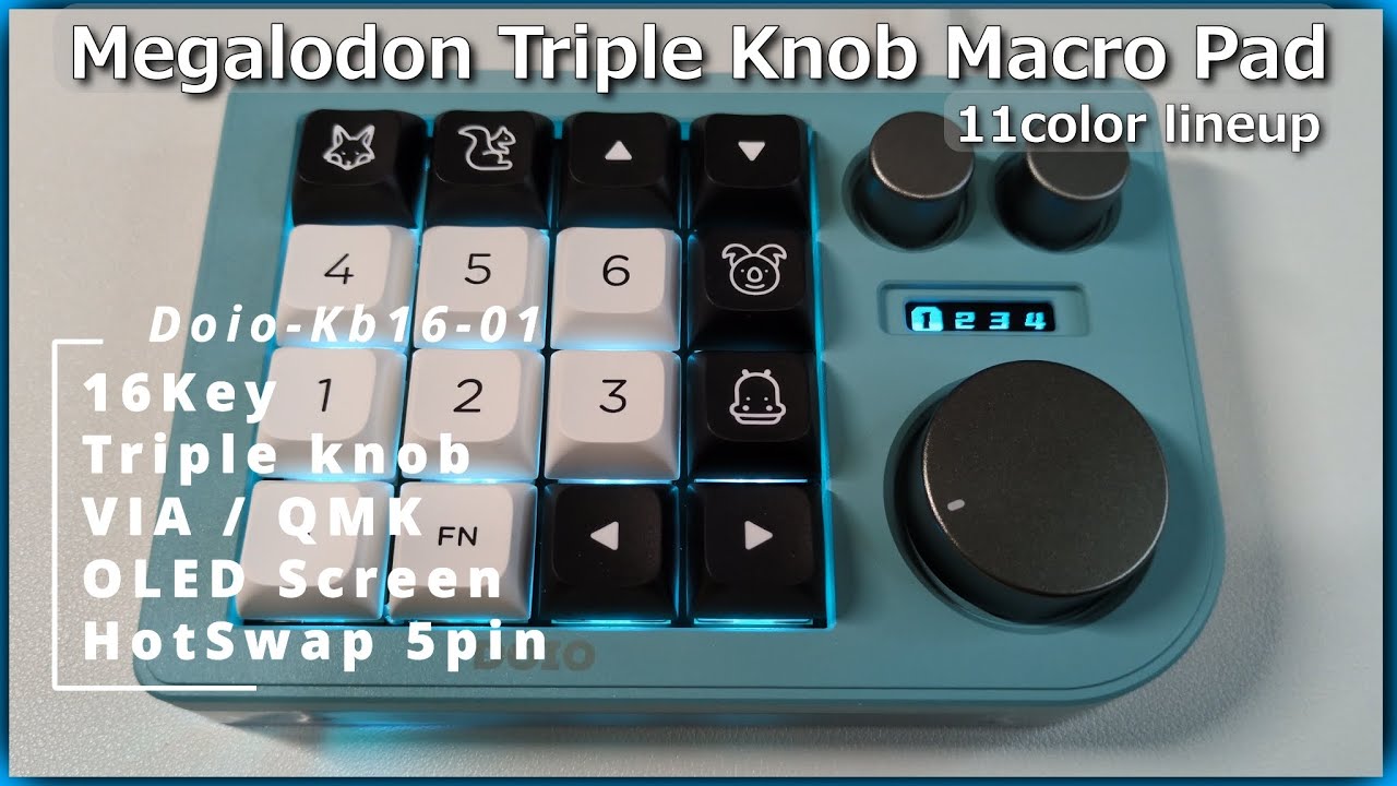 アリエクで購入したマクロパッド、一台は持っていて良いと思うよ