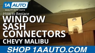 How to Replace Window Regulator Sash Connectors 97-03 Chevy Malibu