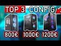 Top 3 config pc gamer incroyable  80010001200  