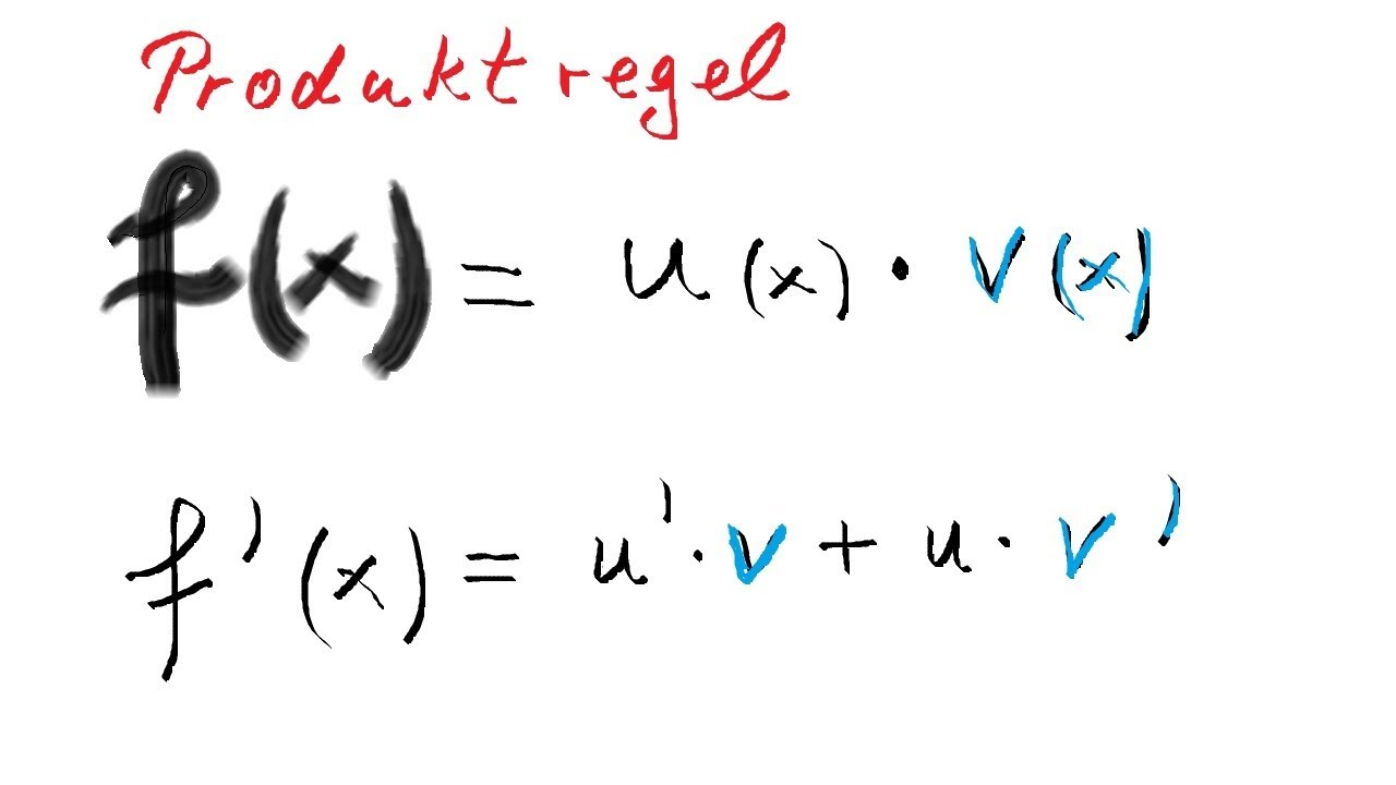 Produktregel beim Ableiten,  Herleitung