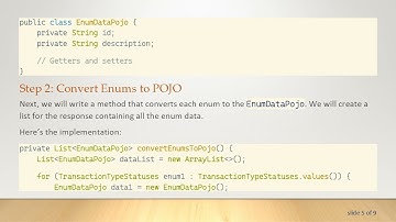 How to Write Multiple Enums Data to a Single POJO and Return it as a List in Java
