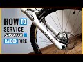 How to quickly service an SR Suntour RAIDON fork - tutorial