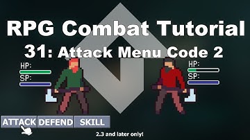 [GMS2] Make a Turn-based RPG Combat System in GameMaker Studio 2 (p.31 Attack Menu 2)| FunBox