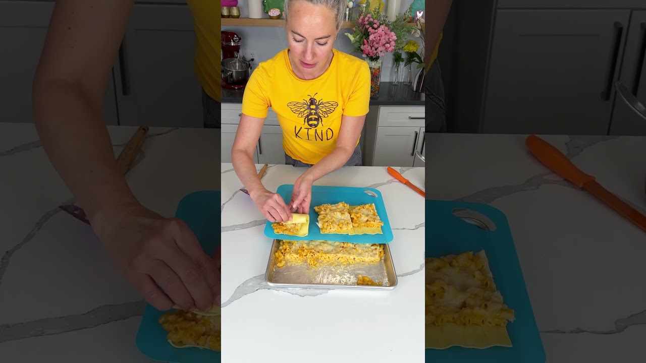 Mac & cheese lasagna 