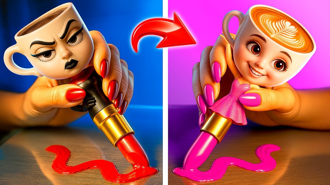 باليرينا كابوتشينا اتبنت إسبريسونا سينيورا! تألق من شريرة لطيبه إيطاليان برينروت!