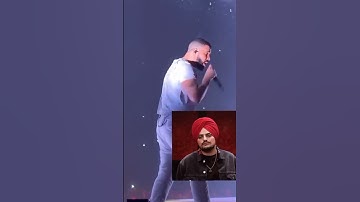 Thumbnail of Drake tribute to sidhu moose wala in live show #drake #sidhumoosewala #trending
