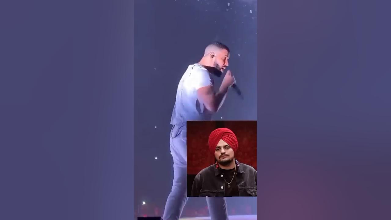 Drake tribute to sidhu moose wala in live show #drake #sidhumoosewala #trending