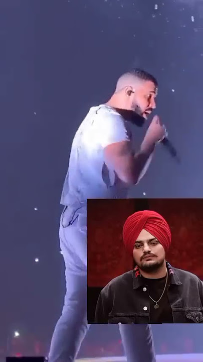 Drake tribute to sidhu moose wala in live show #drake #sidhumoosewala #trending