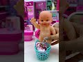 Doll Laundry Time | Relaxing Toy Unboxing & ASMR #shorts