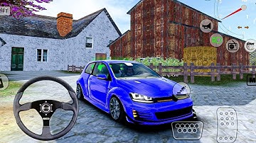 ULTRA-CUSTOM Blue Hatchback Driving! Dogan Simulator 2 Gameplay (Farming & Countryside Map)