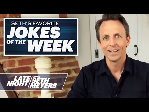 Seth S Favorite Jokes Of The Week Trump Meets With China National Hug A Newsperson Day Youtube