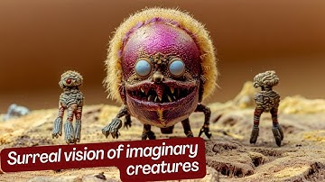 Surreal vision of imaginary creatures | AI animated | AIart