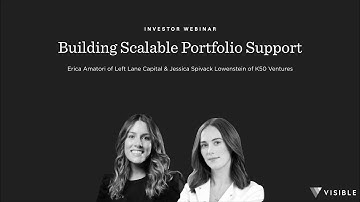 Building Scalable Portfolio Support at Your VC Fund