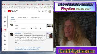 DraftScience vs comments ...more on Gravitational Waves