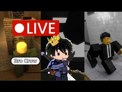 Bro Crow Roblox Face Reveal Livestream!!! (Backrooms, Corridors, Store, Untitled Bakery)
