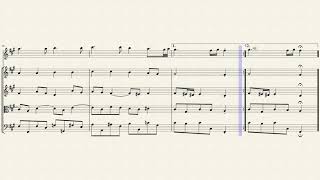 Choral: "Seid froh, dieweil" (BWV 248 No 35) for Flute & Strings