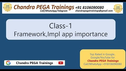 {తెలుగు} Class-1 FW,Impl applications||Newbatch JUNE-9th 2025|| Click link below to know more||#pega