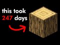 Wood Farming in The One Water Block Challenge (attempt 10)