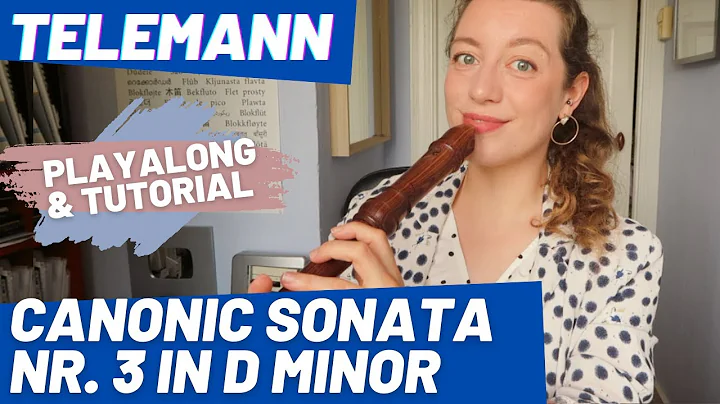 Telemann Canon Sonata nr. 3 in Dm: Playalong | Tea...