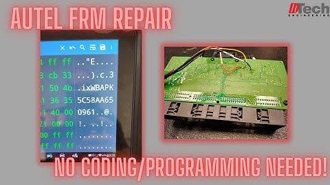 How to Repair BMW FRM with Autel & No More Programing Afterwards!