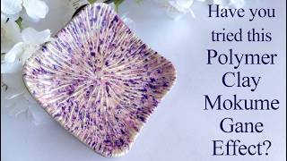 Try this Fractured Blossom Mokume Gane Effect - Polymer Clay Mokume Gane Dish