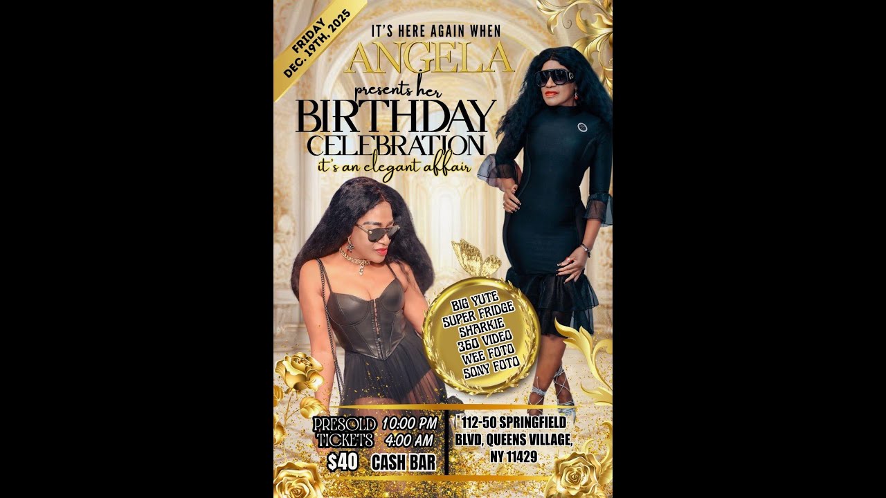 Angela Sutherland Presents Her Annual Birthday Celebration 2025, An Elegant Affair