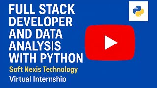 Full Stack Developer & Data Analysis Internship | Learn Python + Web Dev | 2-Month Virtual Program