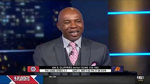 NBA GameTime reacts to Los Angeles Clippers CRUSH Phoenix Suns 116-102 in Game 5; series 3-2