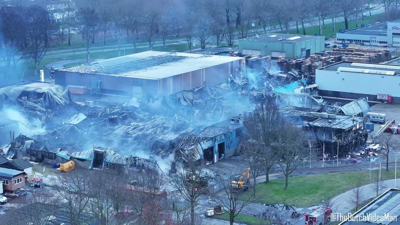 The day after.. Zeer grote brand Almere