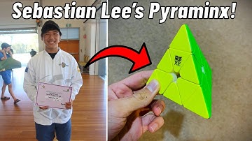 WORLD RECORD Breaking Pyraminx! | Sebastian Lee’s MoYu WeiLong Pyraminx UNBOXING! @sl7175