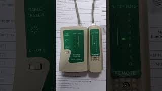 Crossover Ethernet Cable Testing