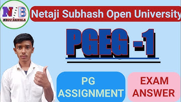 PGEG 1 ASSIGNMENT EXAM ANSWER 2021 l EG 1 EXAM ANSWER l EG 1 QUESTION ANSWER ll