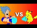 Ssj god goku vs pikachu what if battle dbs parody