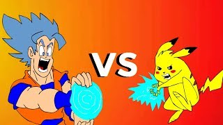 Ssj God Goku Vs Pikachu What If Battle Dbs Parody