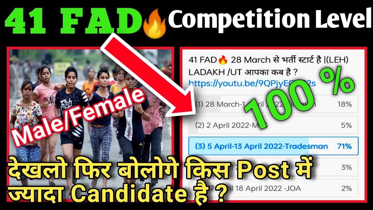 41 FAD देख लो सबसे ज्यादा Competition Level || सबसे ज्यादा Tradesman Mate || बाकी सभी सबसे Low है |