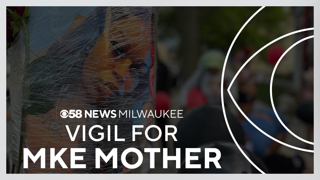 Vigil held for mother killed in downtown Milwaukee, 3 arrested - YouTube
