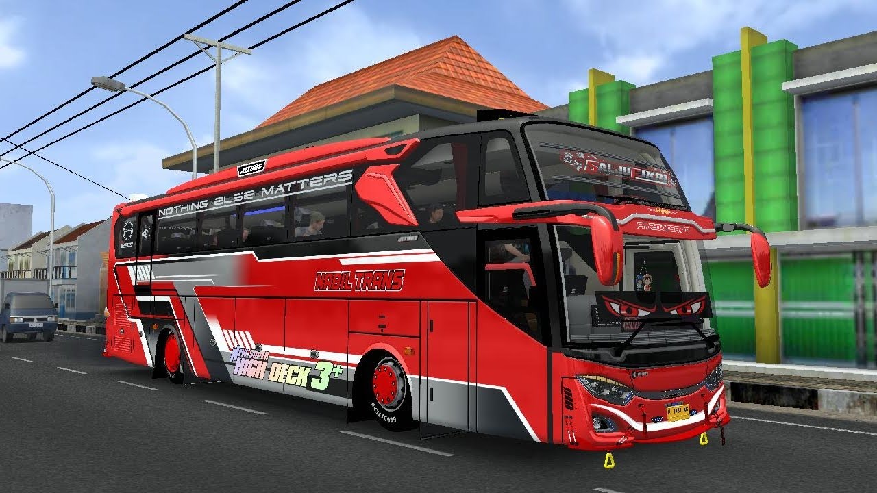 Bus pariwisata NABIL TRANS SALJU FIKRI otw candi Prambanan || bus ...