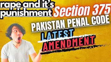 Rape and its punishments | section 375 , 376 ,376-A ,377-B PPC 1860