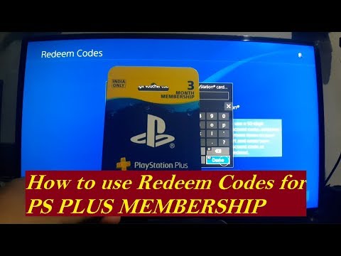 How to use Redeem Codes for PS PLUS MEMBERSHIP