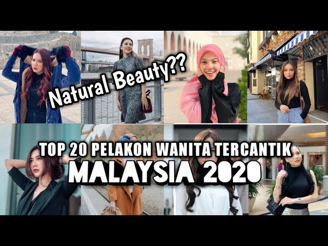 Top 20 Pelakon Muda Wanita Tercantik Malaysia 2021 Natural Beauty Youtube