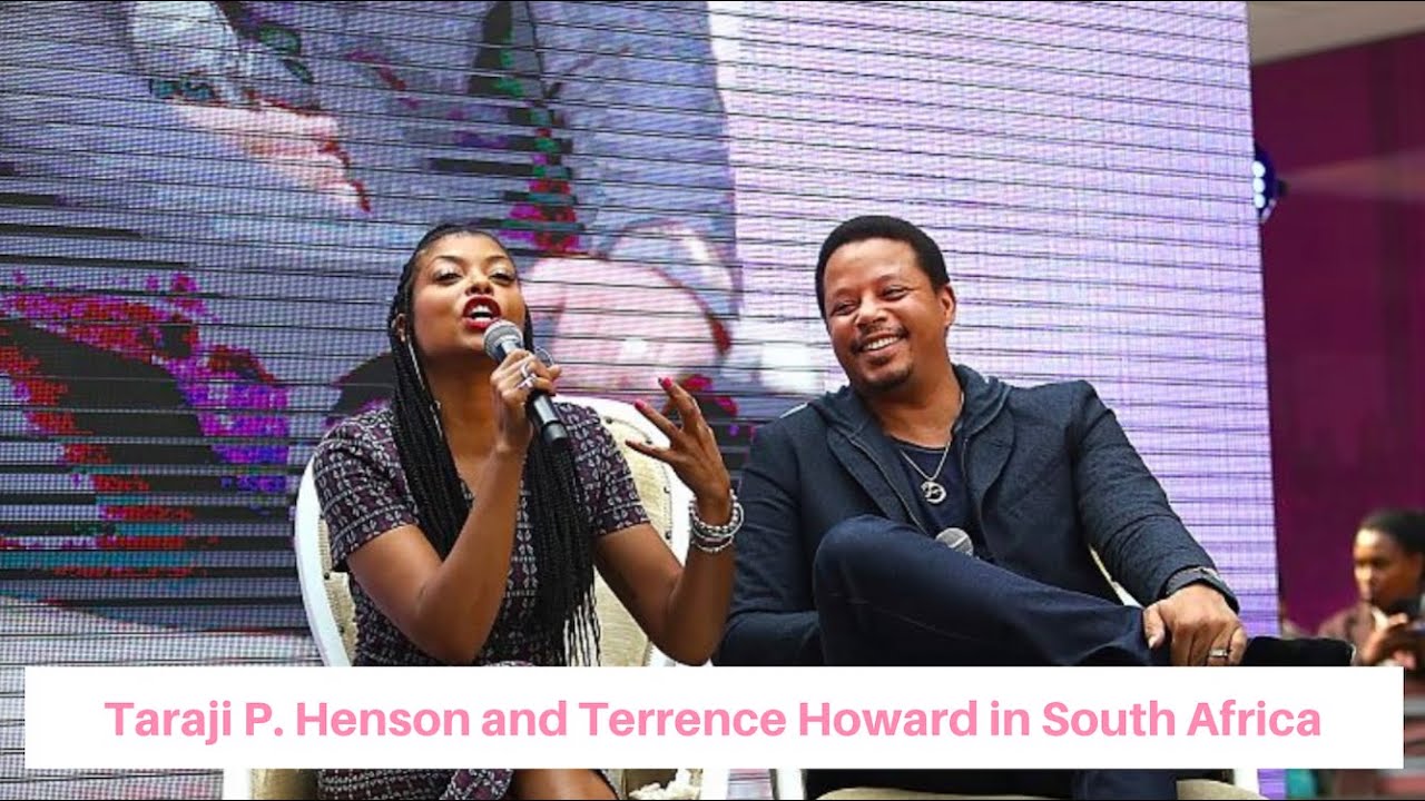 Taraji P. Henson and Terrence Howard at the Empire VIP party in South Africa