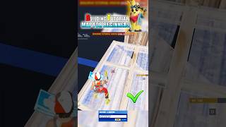 BUILDING TUTORIAL MAP FOR BEGINNERS🚸✅ #fortnitepractice #fortnitemap #fortnitebeginner