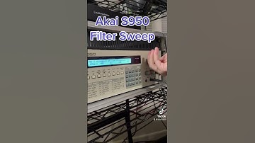 Akai S950 Filter Sweep