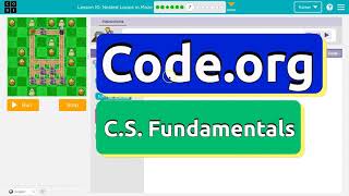 Famous Code.org Nested Loops in Maze All Answers Explained Course D, E, F Lesson 10, 11, 5 Express Lesson 8 Wealth