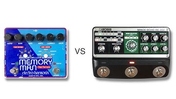 Boss RE202 vs EHX Deluxe Memory Man Tap Tempo