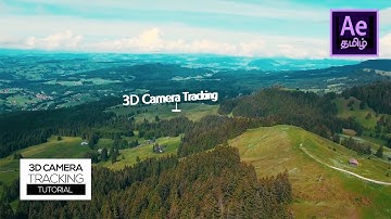 3D CAMERA TRACKING After Effects Tutorial | தமிழில்