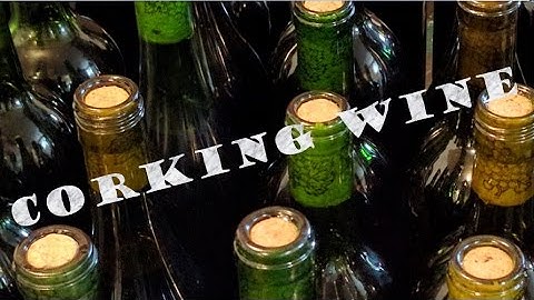 How to Bottle Wine - Part 2 - How to Cork your Wine